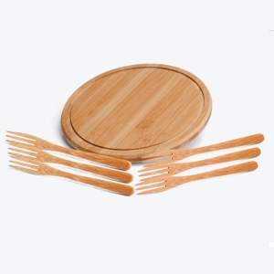 CONJUNTO P/ PETISCOS CÃRDOBA - BAMBU - 7 PÃS