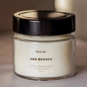 VELA AROMÃTICA 140G CLASSIC CHÃ BRANCO