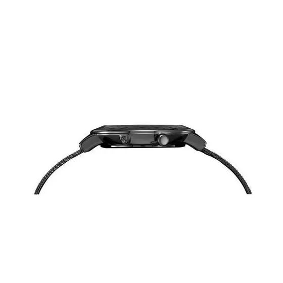 RELÓGIO MONDAINE FEMININO PULSEIRA DE AÇO PRETO